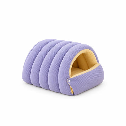 Cozy Corduroy Pet Cave Bed