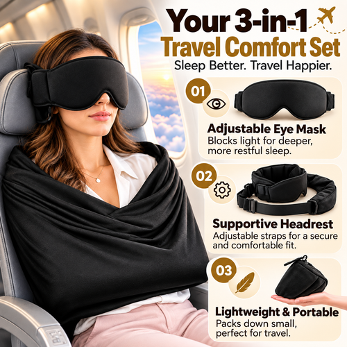 3-in-1 Travel Comfort Set – Sleep Better Anywhere