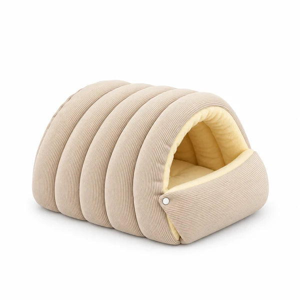 Cozy Corduroy Pet Cave Bed