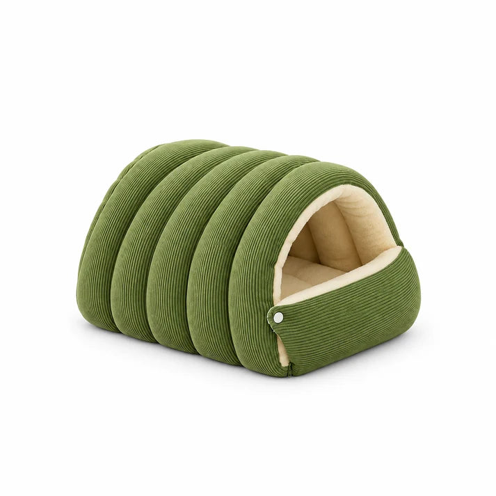 Cozy Corduroy Pet Cave Bed