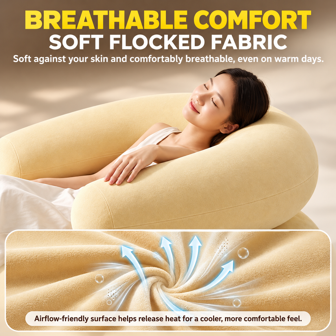 Soft Flocked Comfort