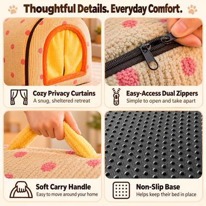 Cozy Haven 2-in-1 Pet House & Sofa Bed