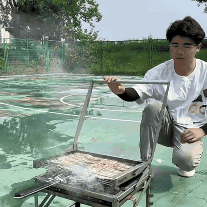 180° Rotating Portable Charcoal BBQ Grill
