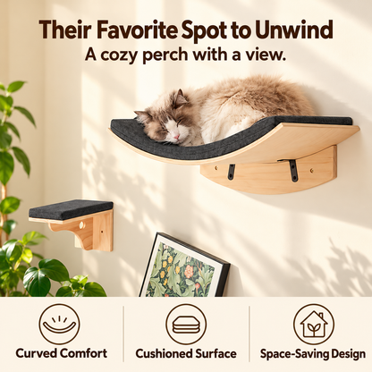 Cloud Perch 3-Piece Cat Wall Shelf Set